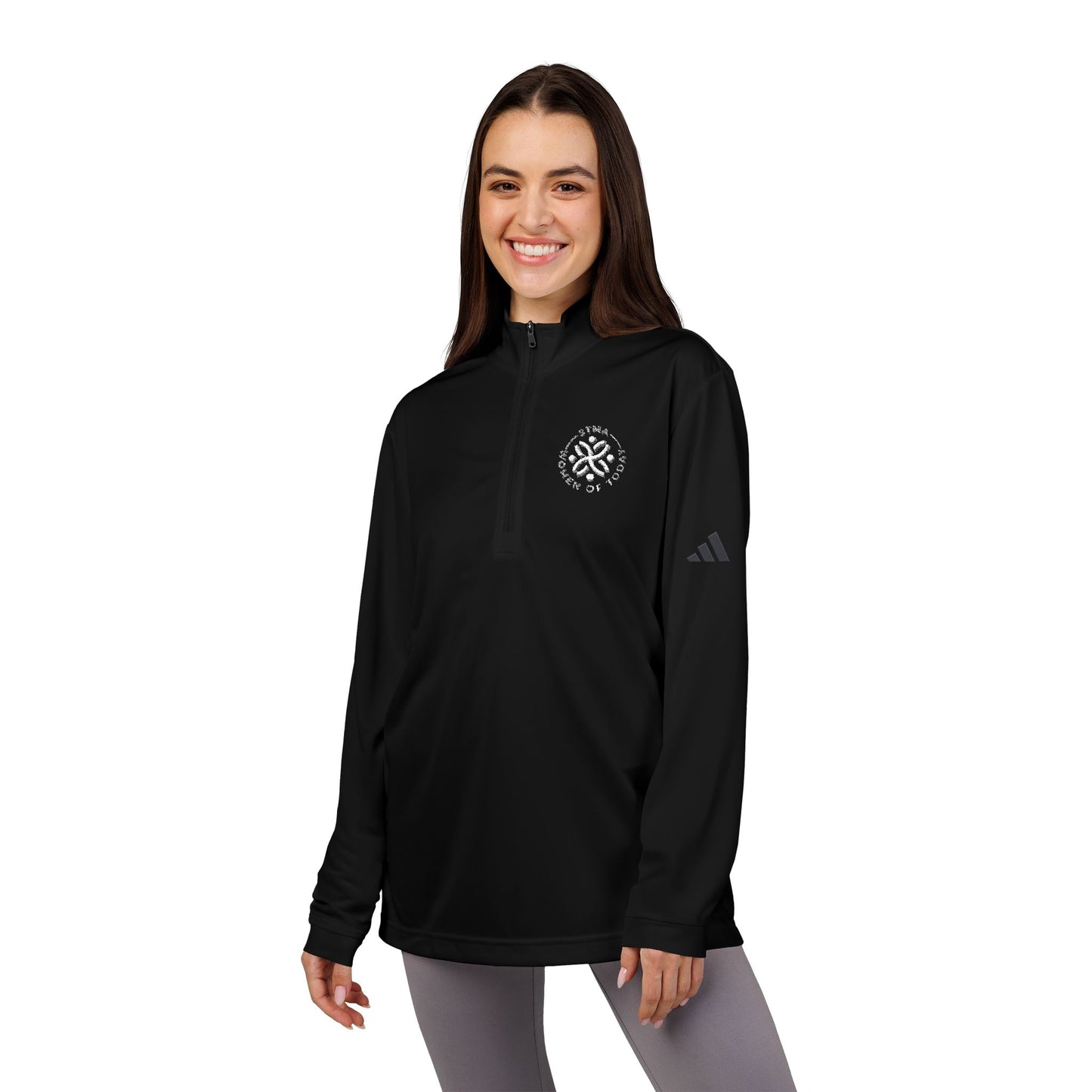 Women of Today adidas® Quarter-Zip Pullover (Embroidery)
