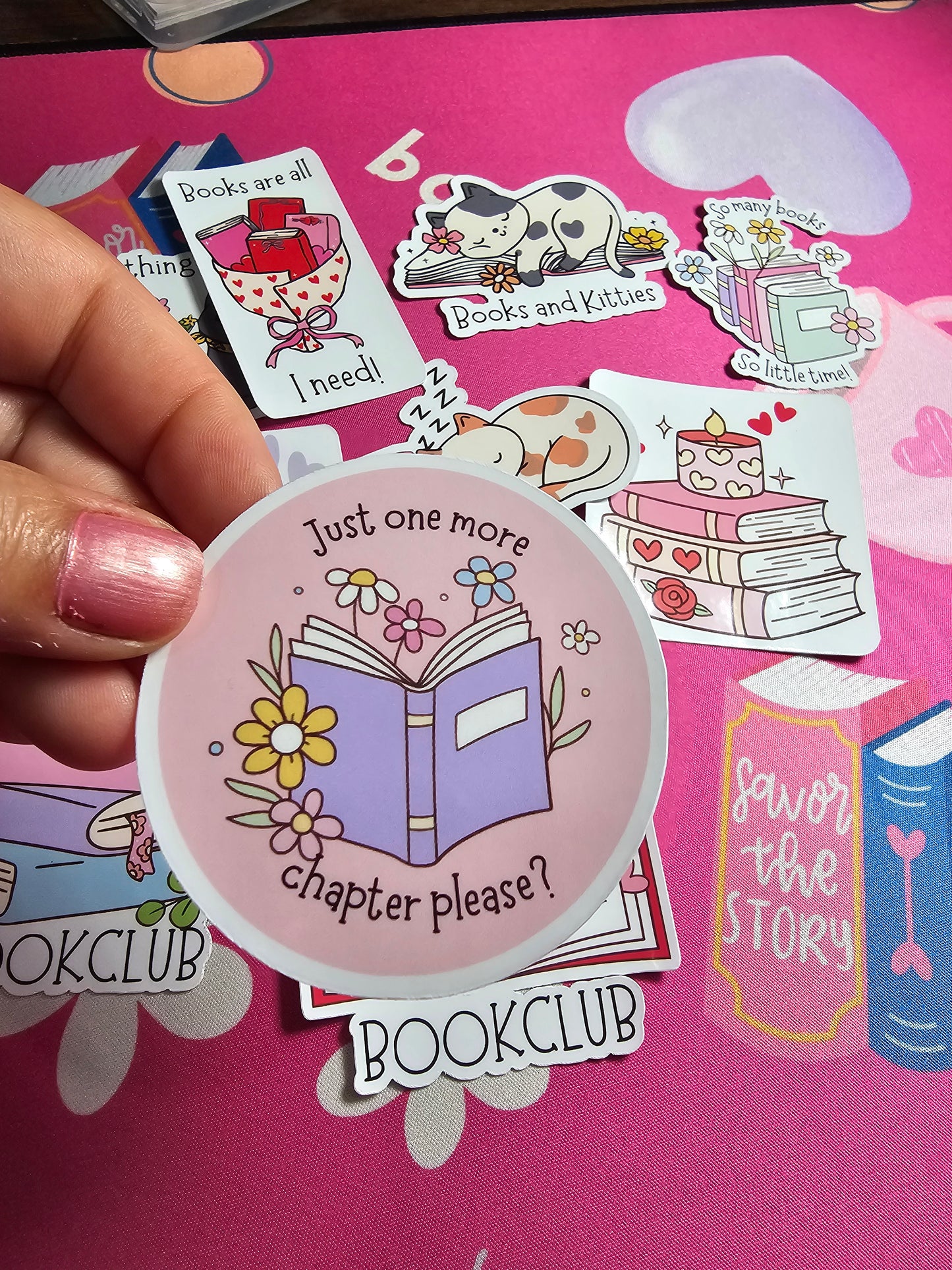 “Just One More Chapter Please?” –  Sticker