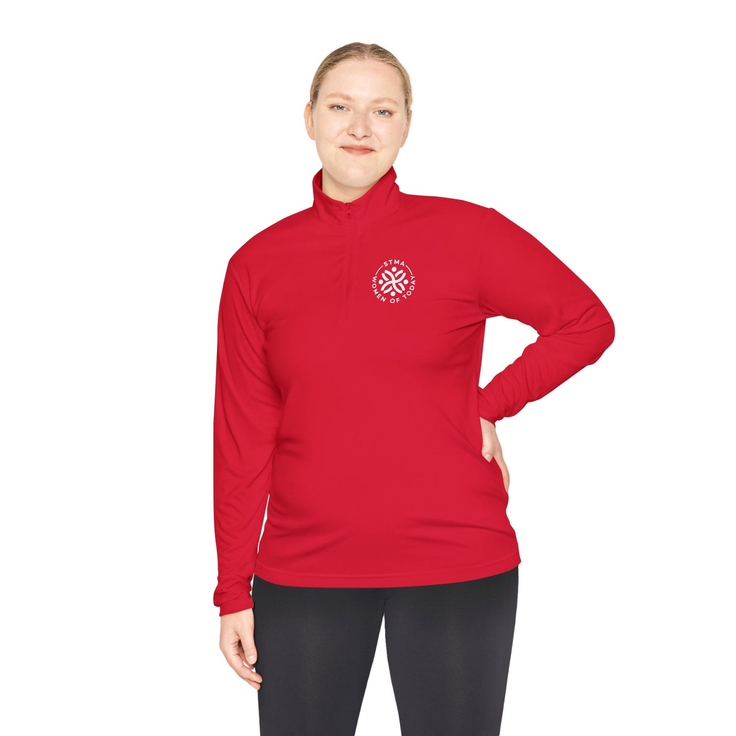 Women of Today Quarter-Zip Pullover (Dark Colors) Print