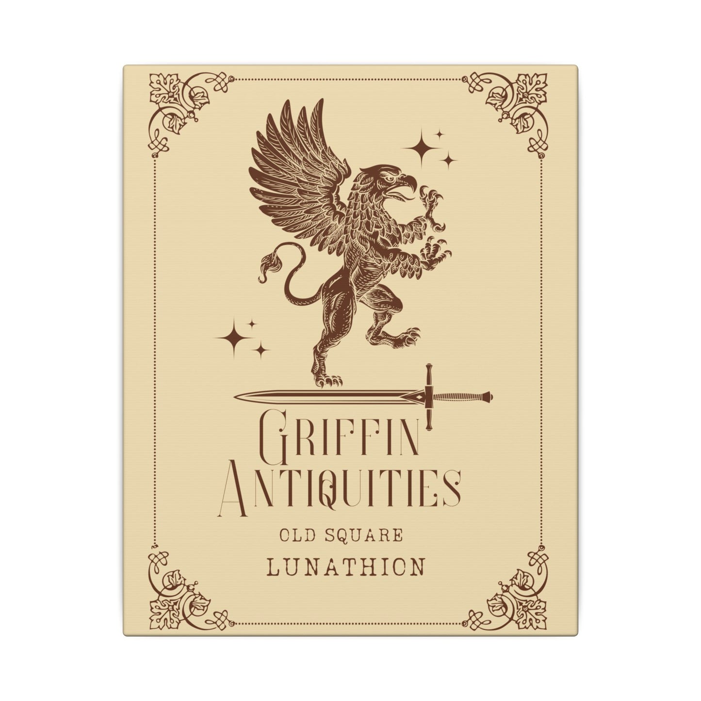 Griffin Antiquities, Canvas Gallery Wrap