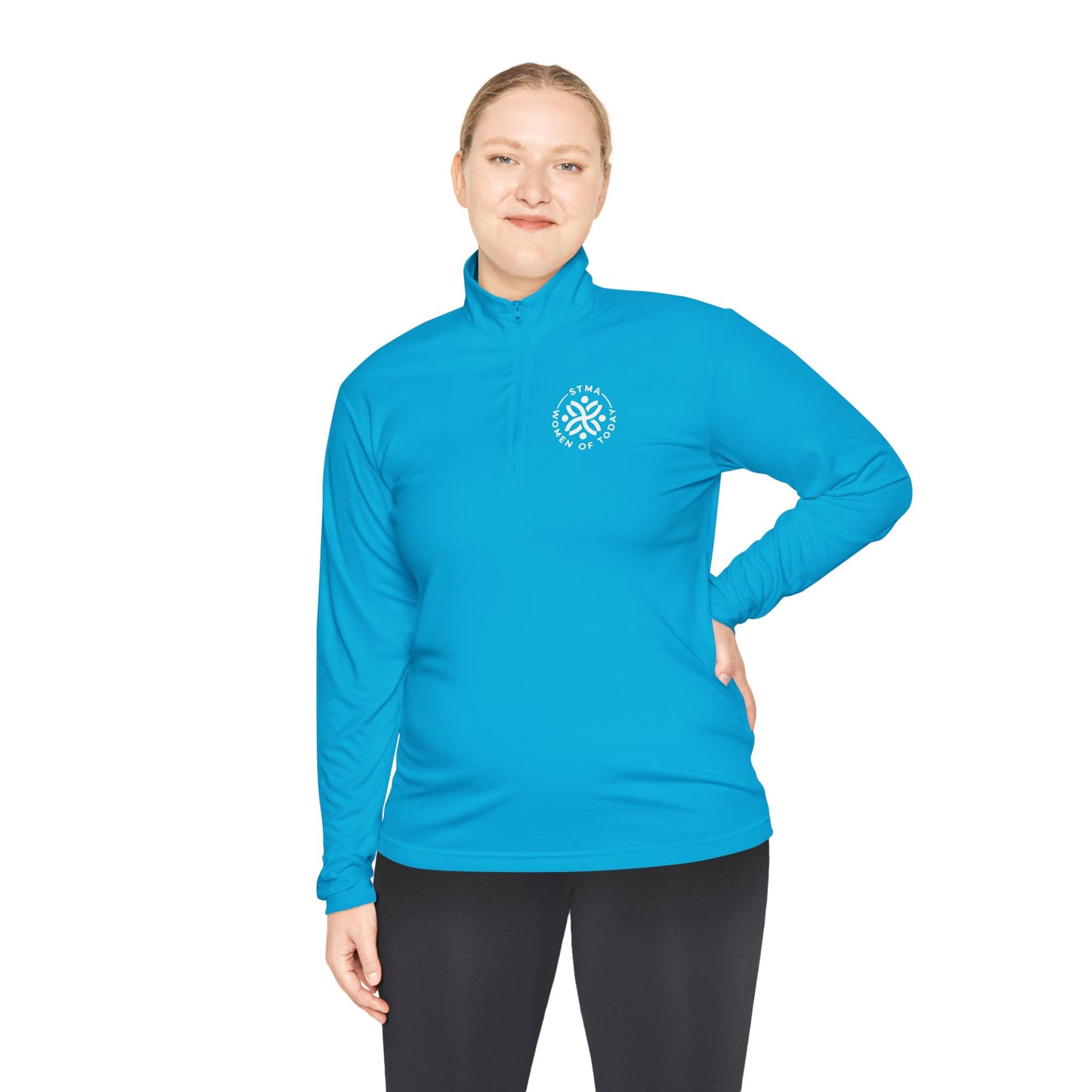 Women of Today Quarter-Zip Pullover (Dark Colors) Print
