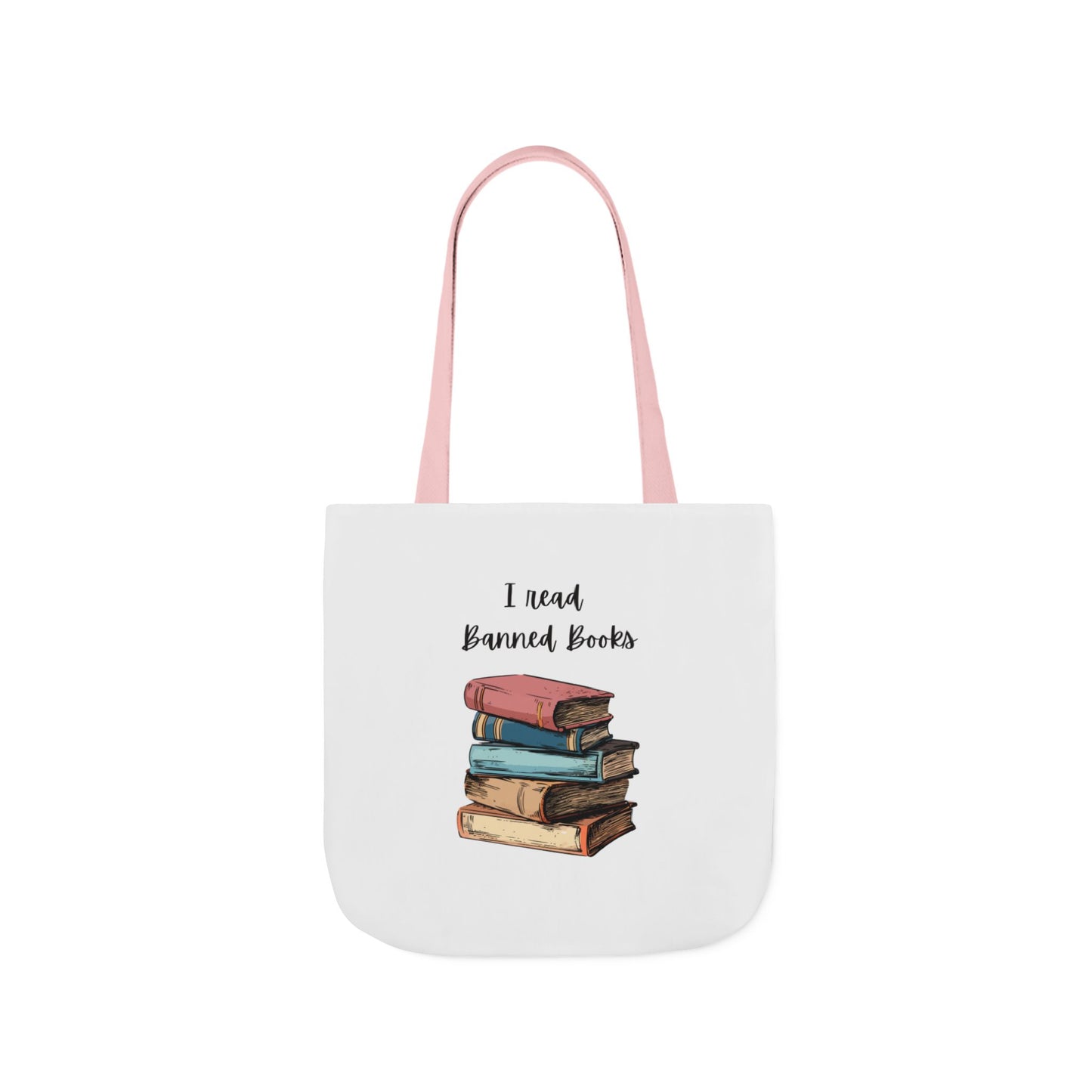 I read Banned Books Canvas Tote Bag, 5-Color Straps
