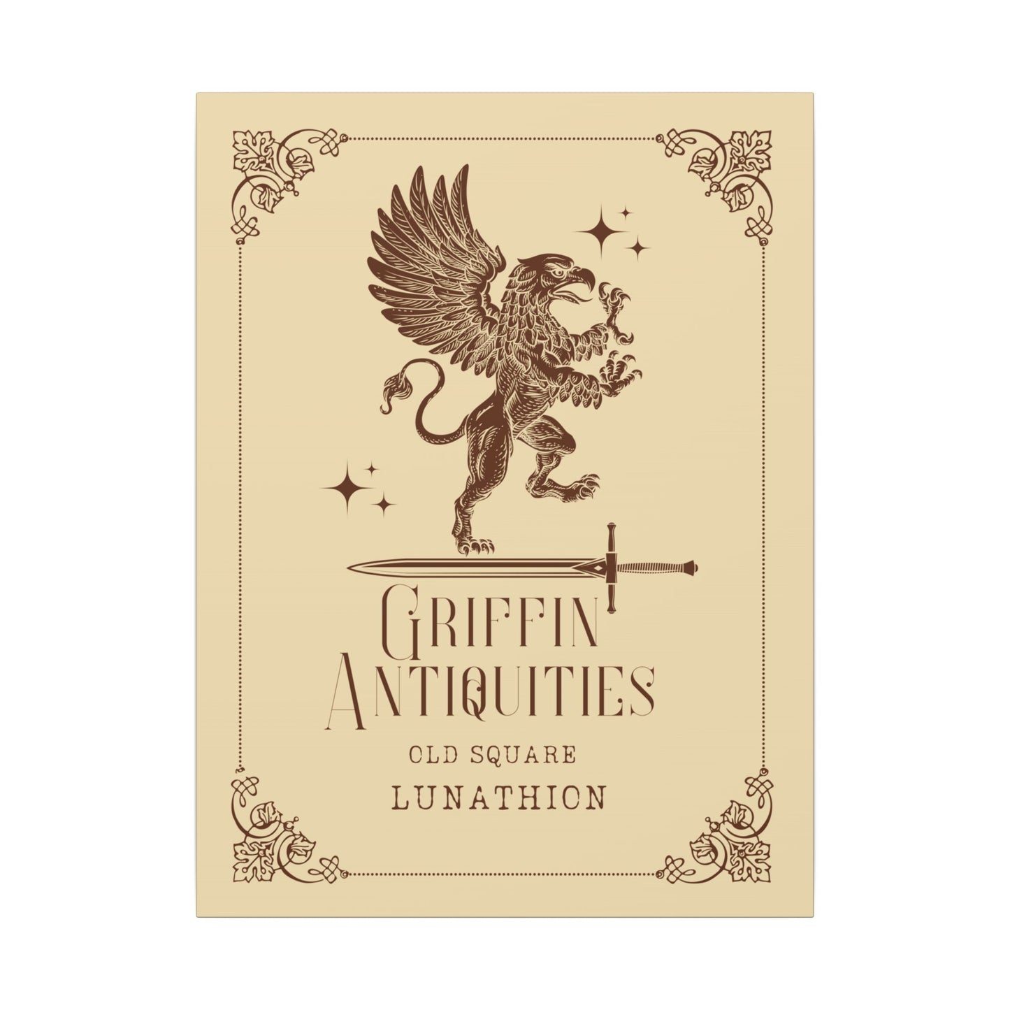 Griffin Antiquities, Canvas Gallery Wrap