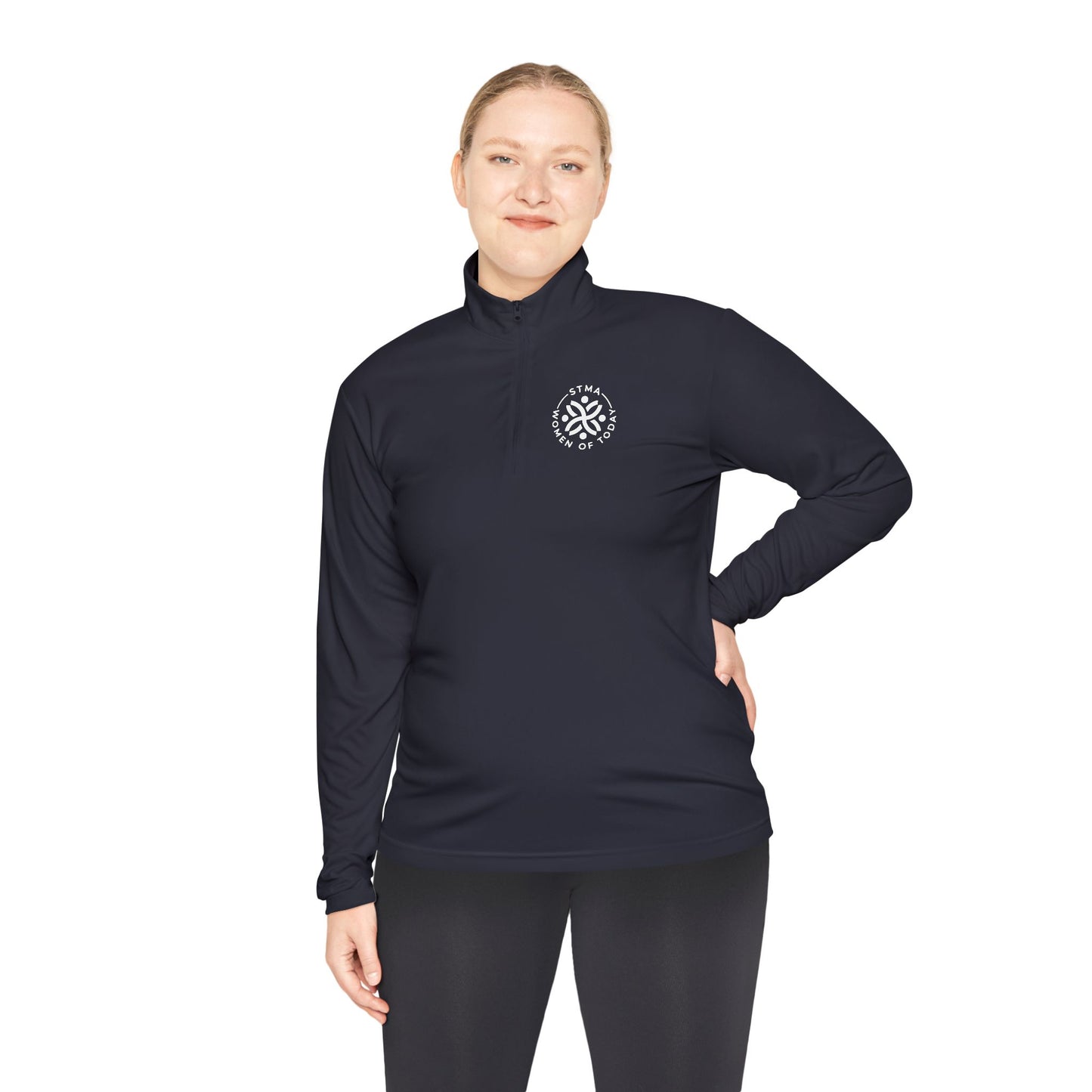 Women of Today Quarter-Zip Pullover (Dark Colors) Print