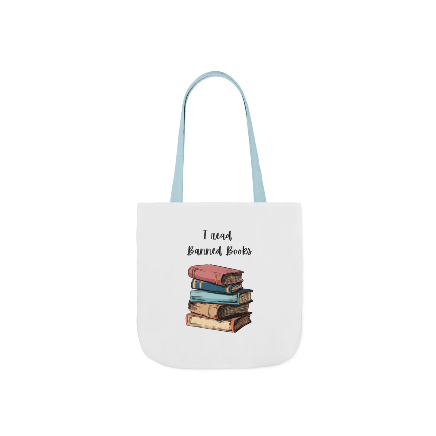 I read Banned Books Canvas Tote Bag, 5-Color Straps