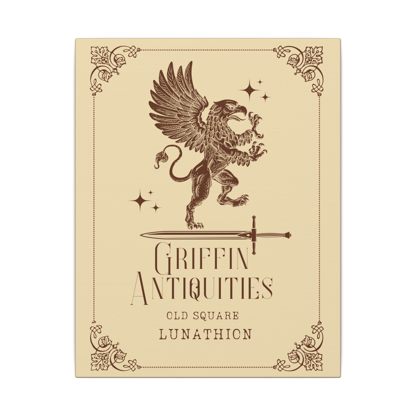 Griffin Antiquities, Canvas Gallery Wrap