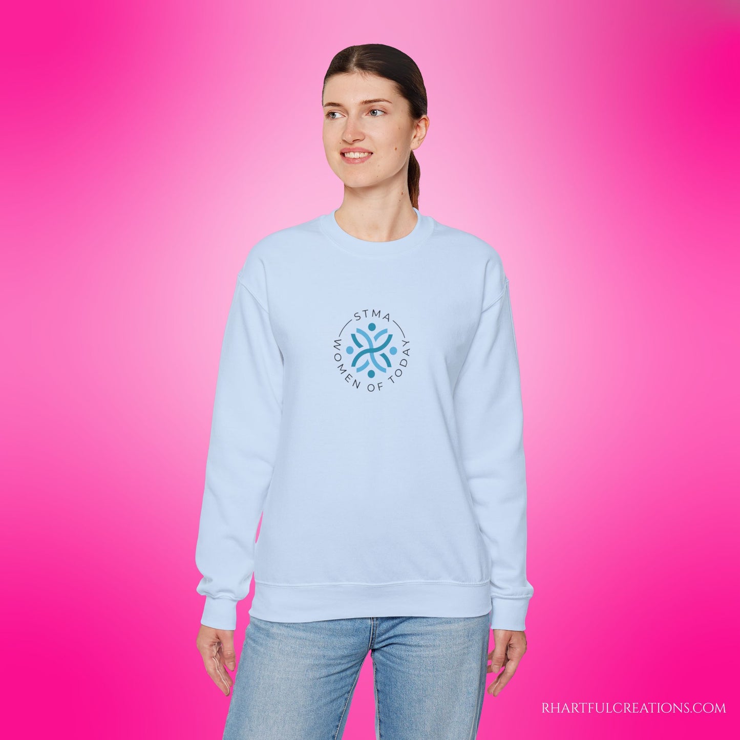 Women of Today, warm and soft Gildan Heavy Blend™ Crewneck Sweatshirt