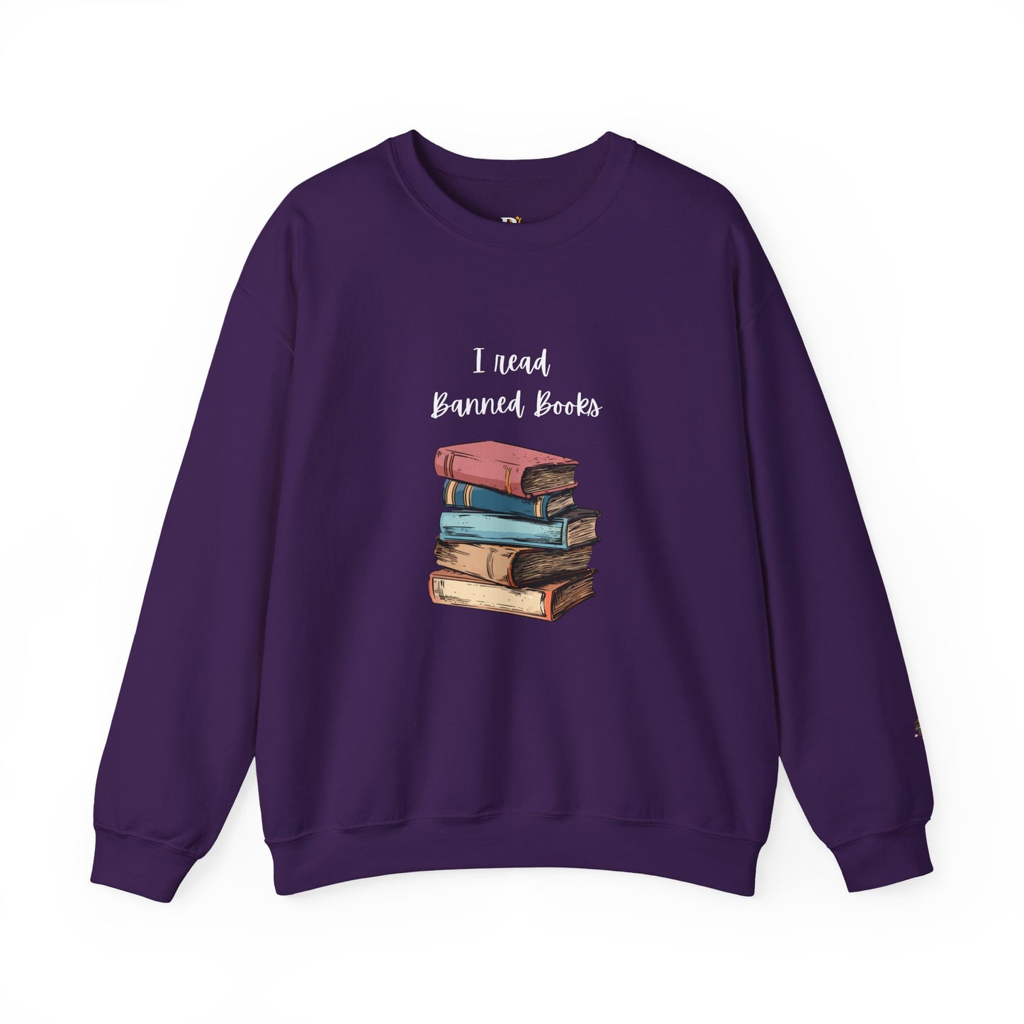 “I Read Banned Books” Unisex Crewneck Sweatshirt (More Colors)