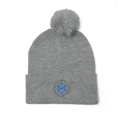 STMA Winter Hat Pom-Pom Knit Cap (Embroidery)