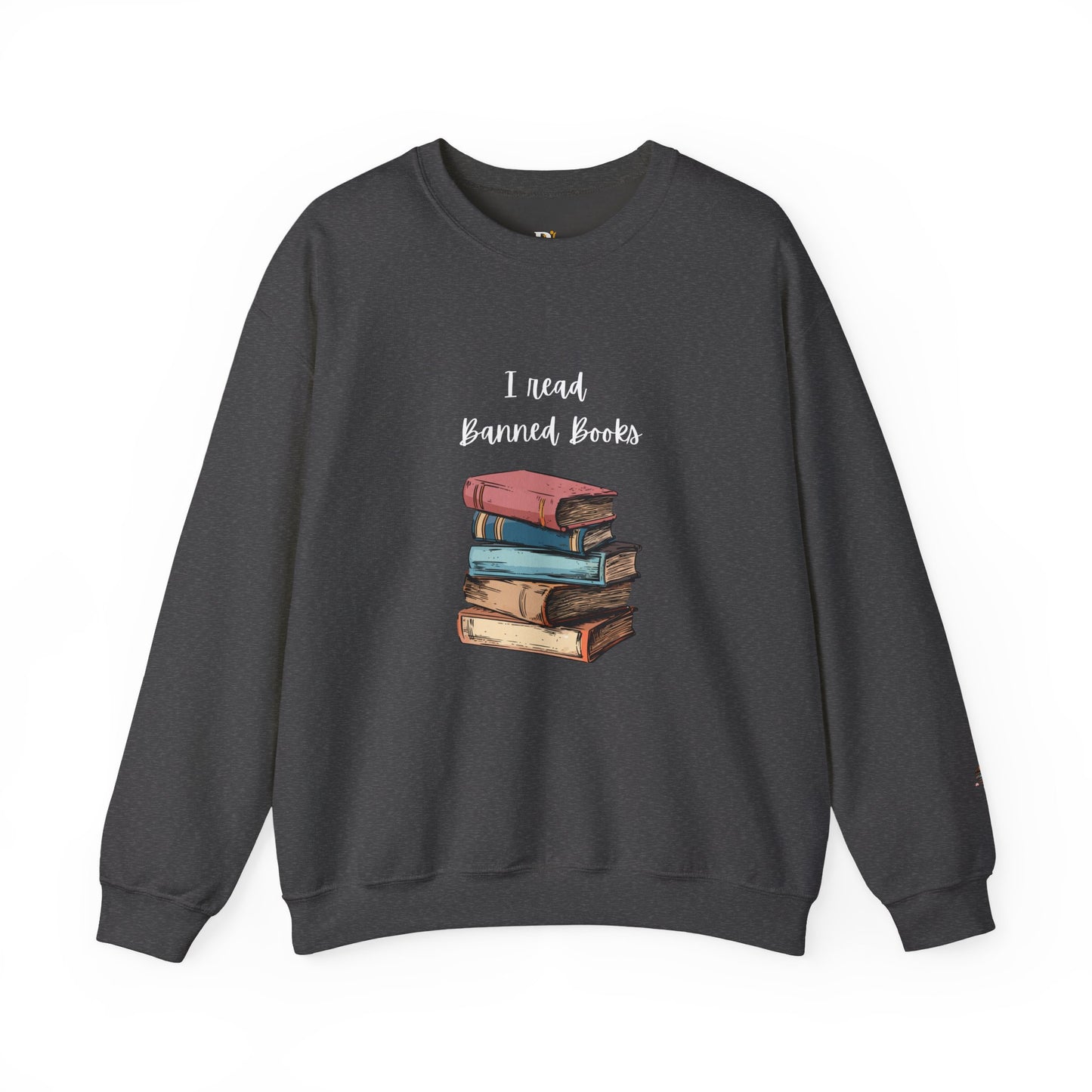 “I Read Banned Books” Unisex Crewneck Sweatshirt (More Colors)