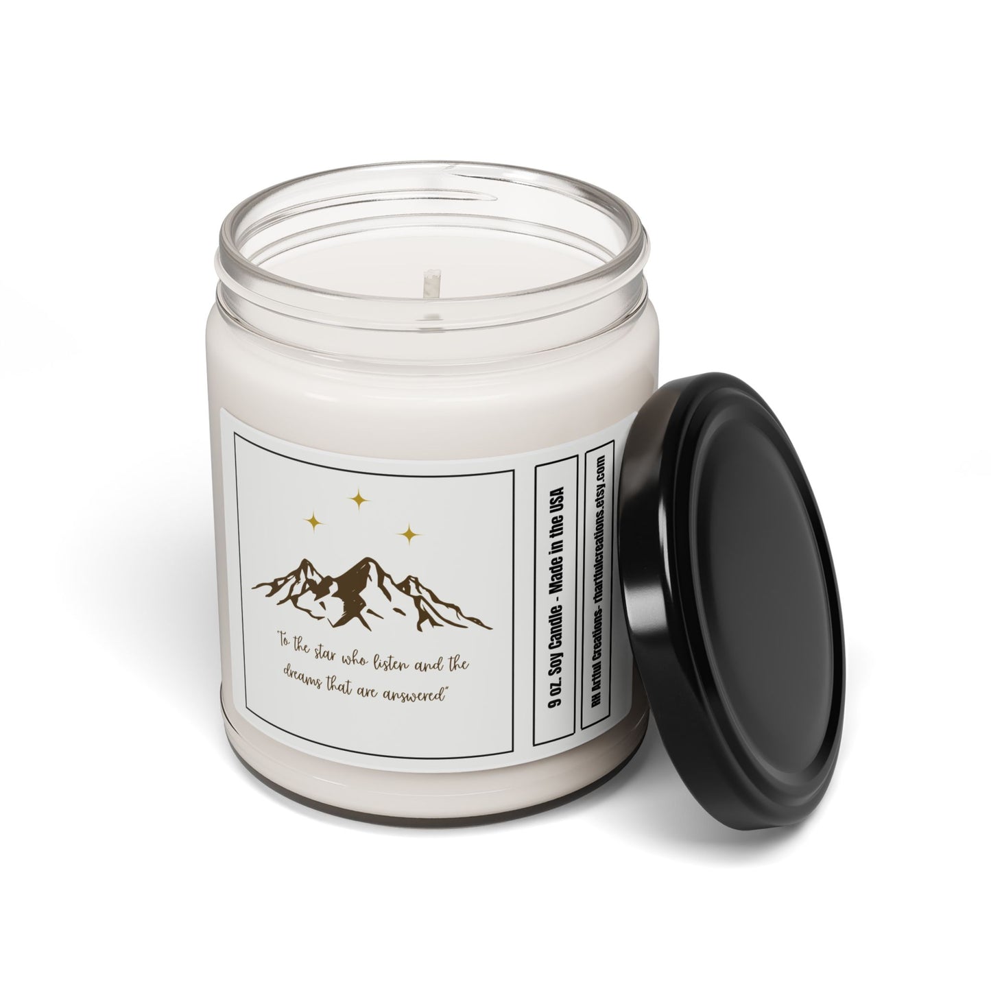 "To the Stars Who Listen" Scented Soy Candle