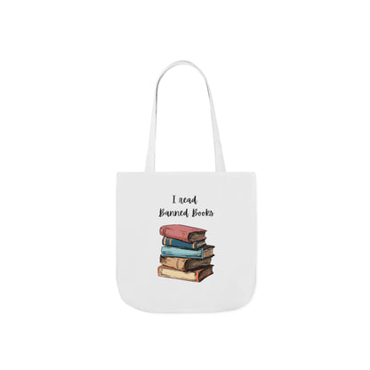 I read Banned Books Canvas Tote Bag, 5-Color Straps