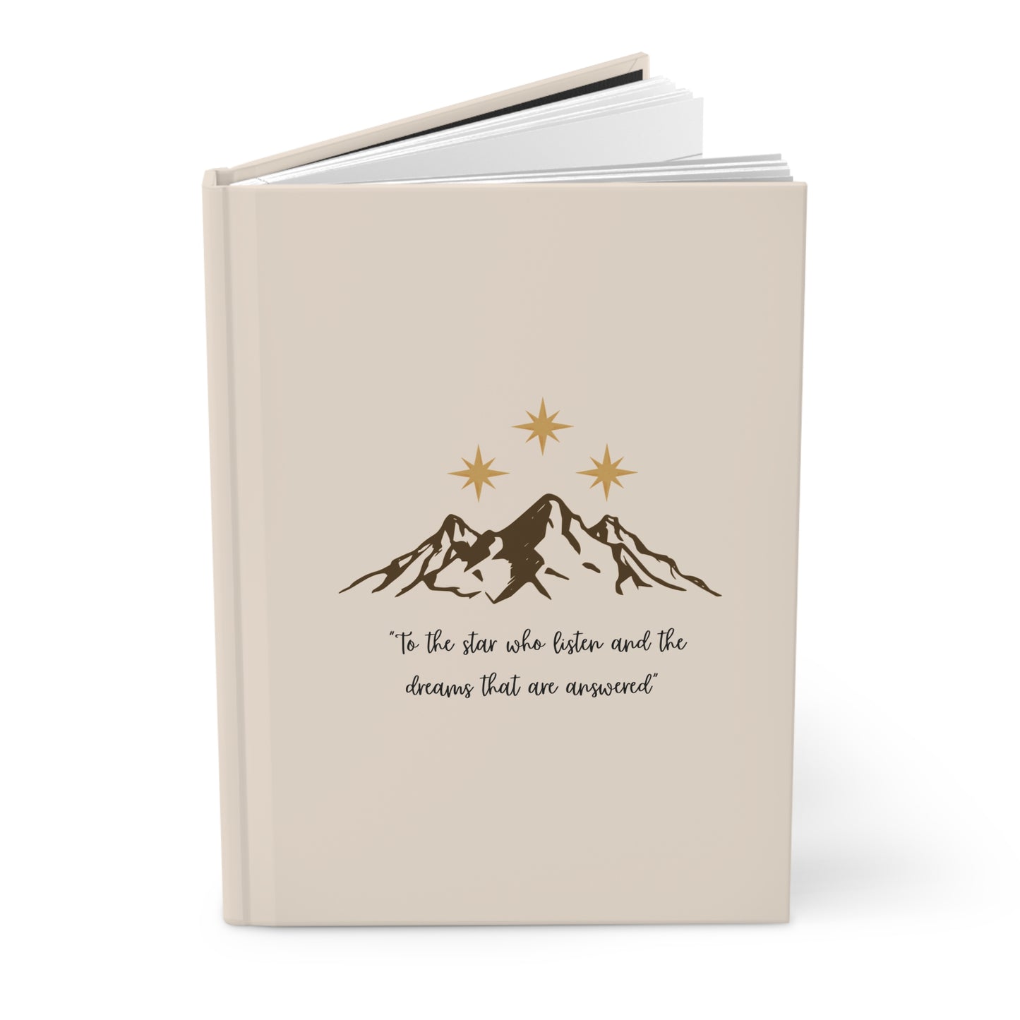 To the Starts that Listen, Hardcover Journal Matte
