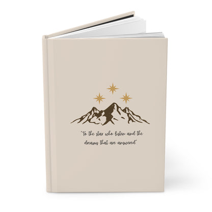 To the Starts that Listen, Hardcover Journal Matte