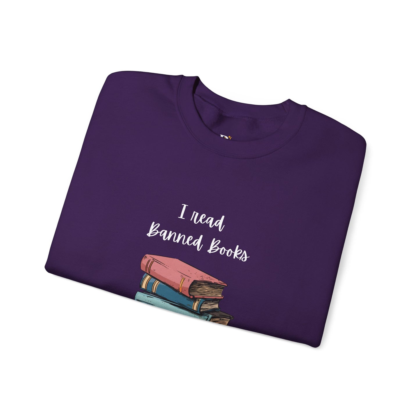 “I Read Banned Books” Unisex Crewneck Sweatshirt (More Colors)