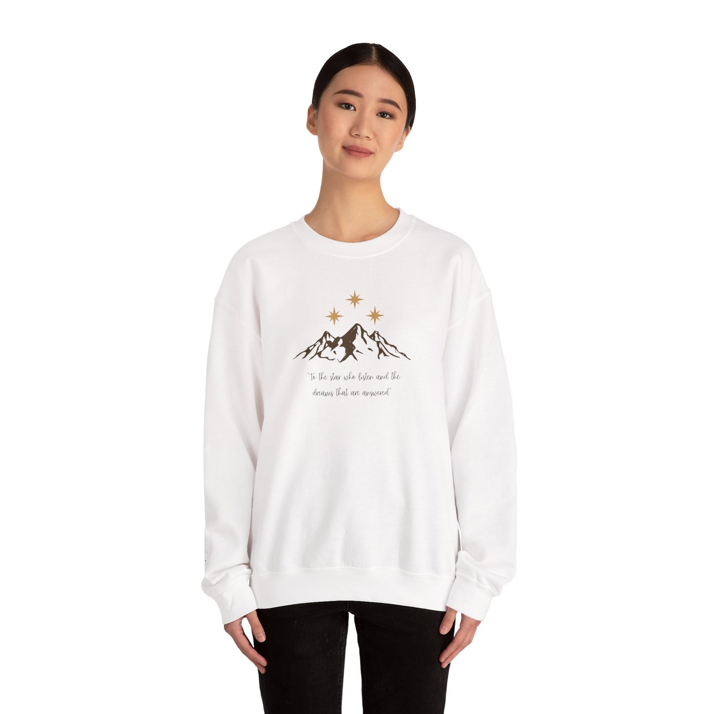 "To the Stars Who Listen" Unisex Crewneck Sweatshirt