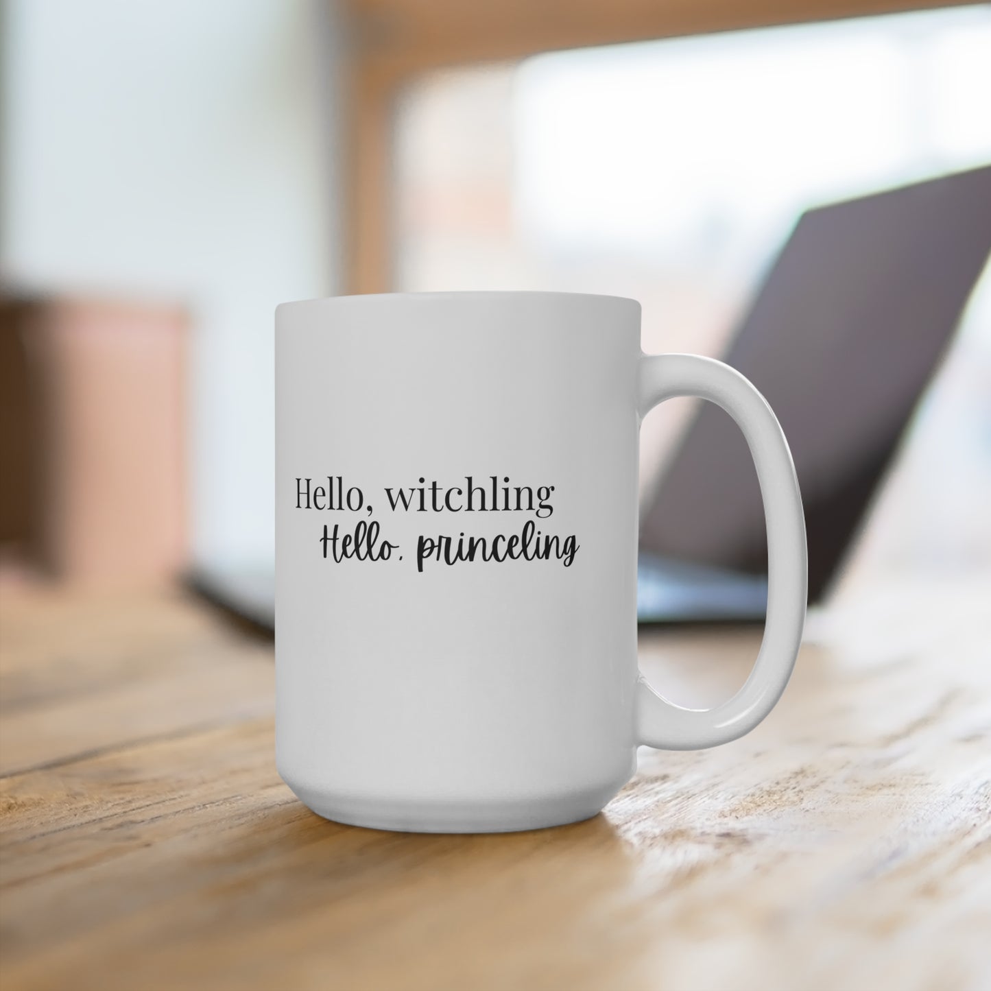 Hello Witchling, Hello Princeling Mug,