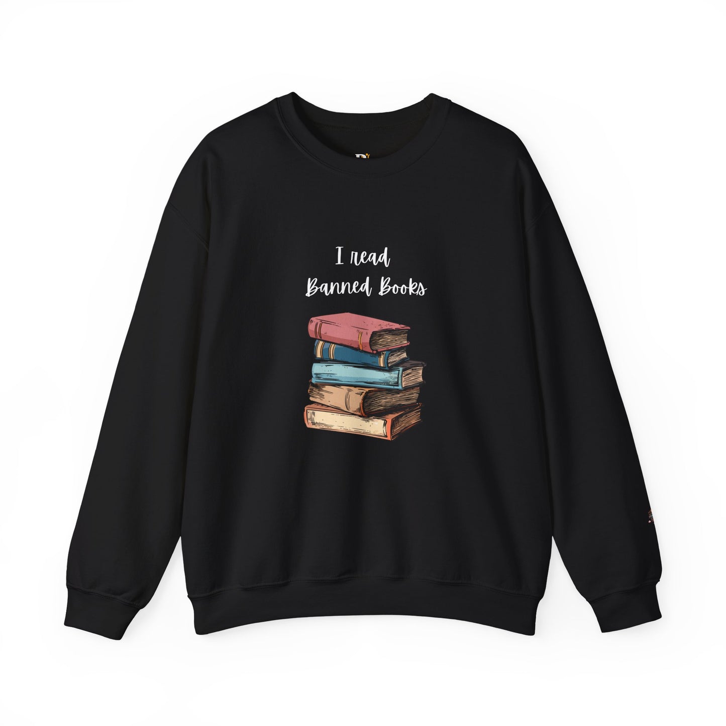 “I Read Banned Books” Unisex Crewneck Sweatshirt (More Colors)