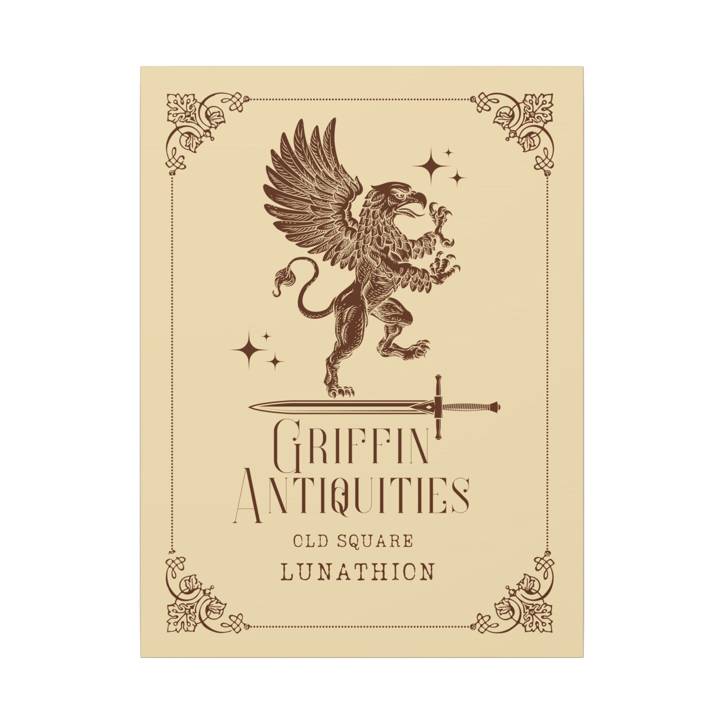 Griffin Antiquities, Canvas Gallery Wrap