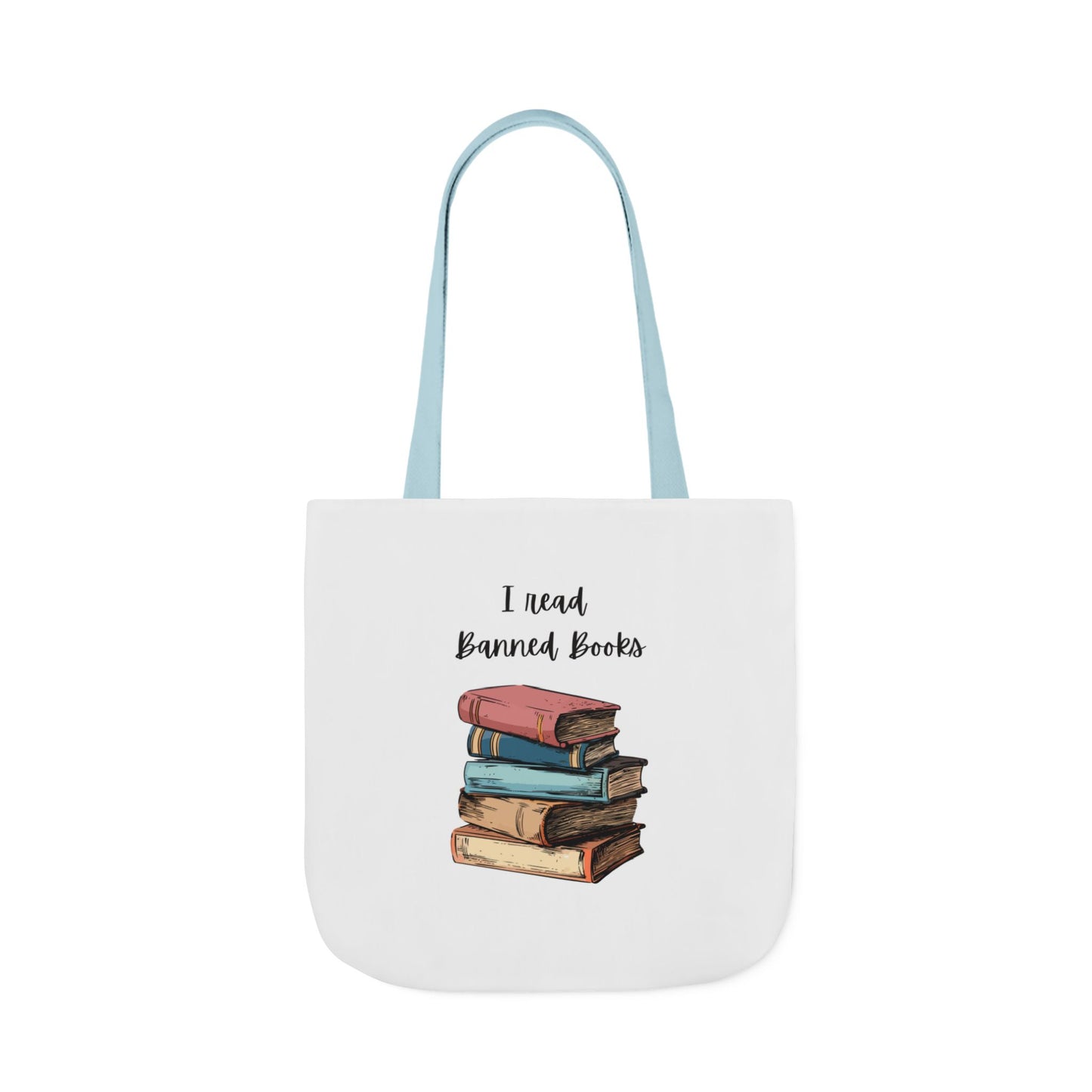 I read Banned Books Canvas Tote Bag, 5-Color Straps