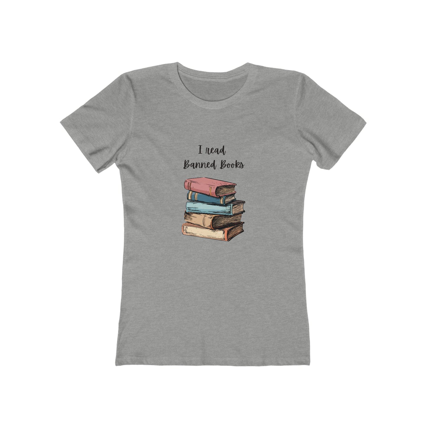 "I Read Banned Books" Women's Slim Fit Tee (More Colors)