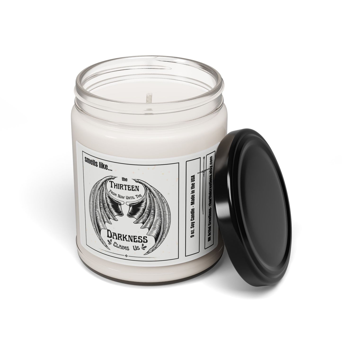 "The Thirteen – Until the Darkness Claims Us" Scented Soy Candle