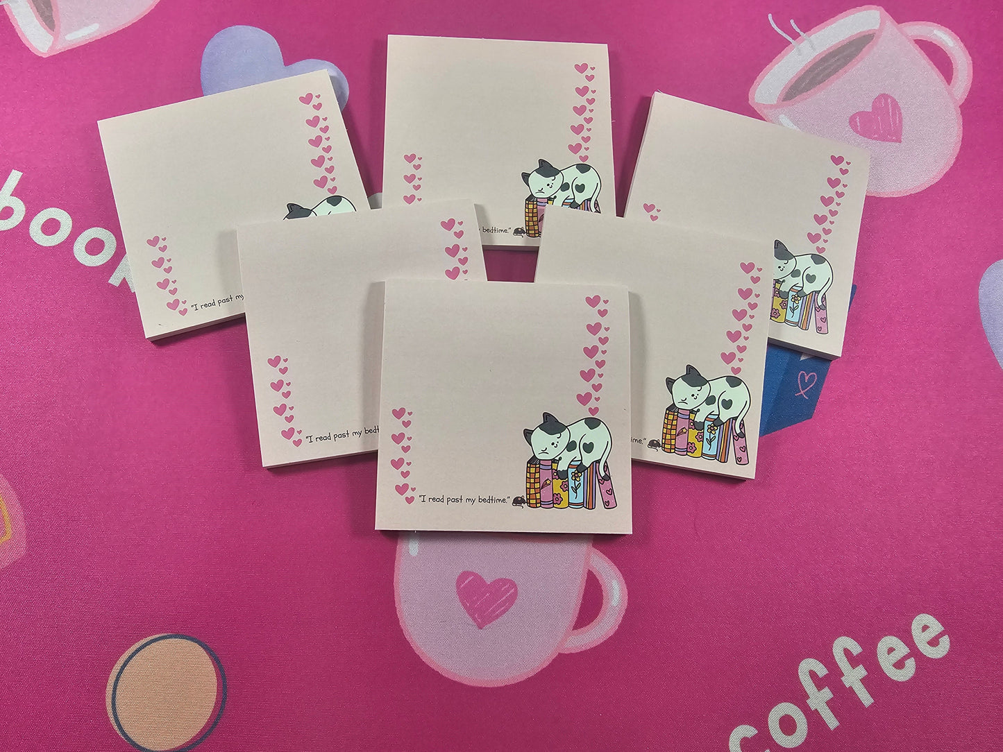 "I Read Past My Bedtime" Sticky Note Pad