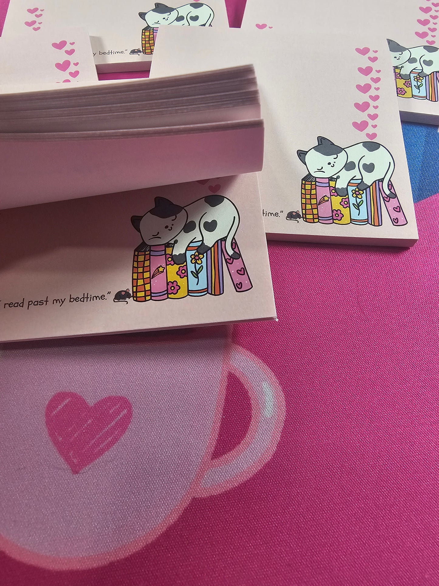 "I Read Past My Bedtime" Sticky Note Pad