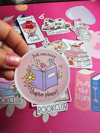 “Just One More Chapter Please?” –  Sticker