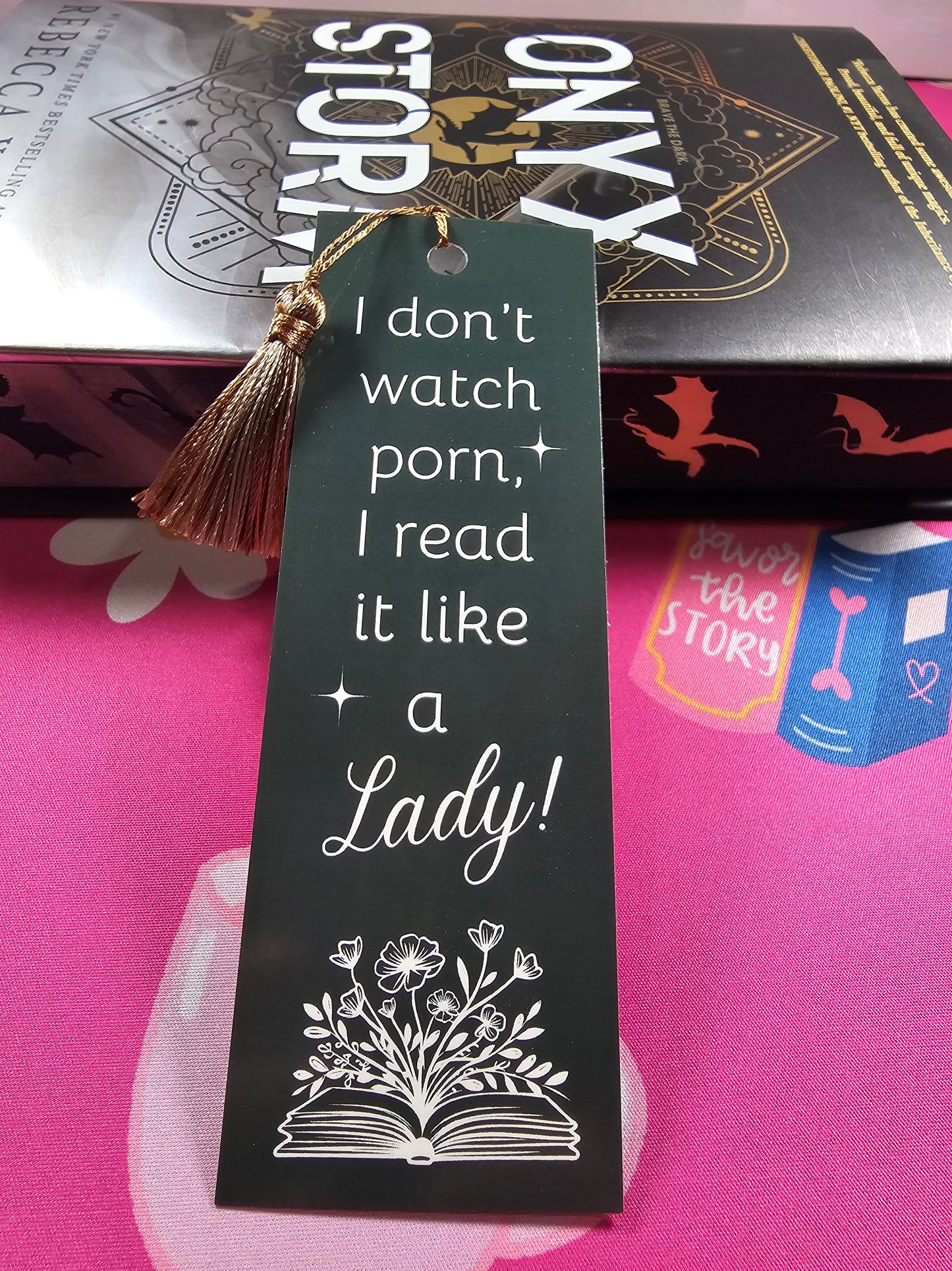 Classy Bookmarker, Quirky Book Marker, Reading Accessories, Funny Bookmark, Gift Idea, Don't Watch Porn, Read It Like Lady, Glossy Finished