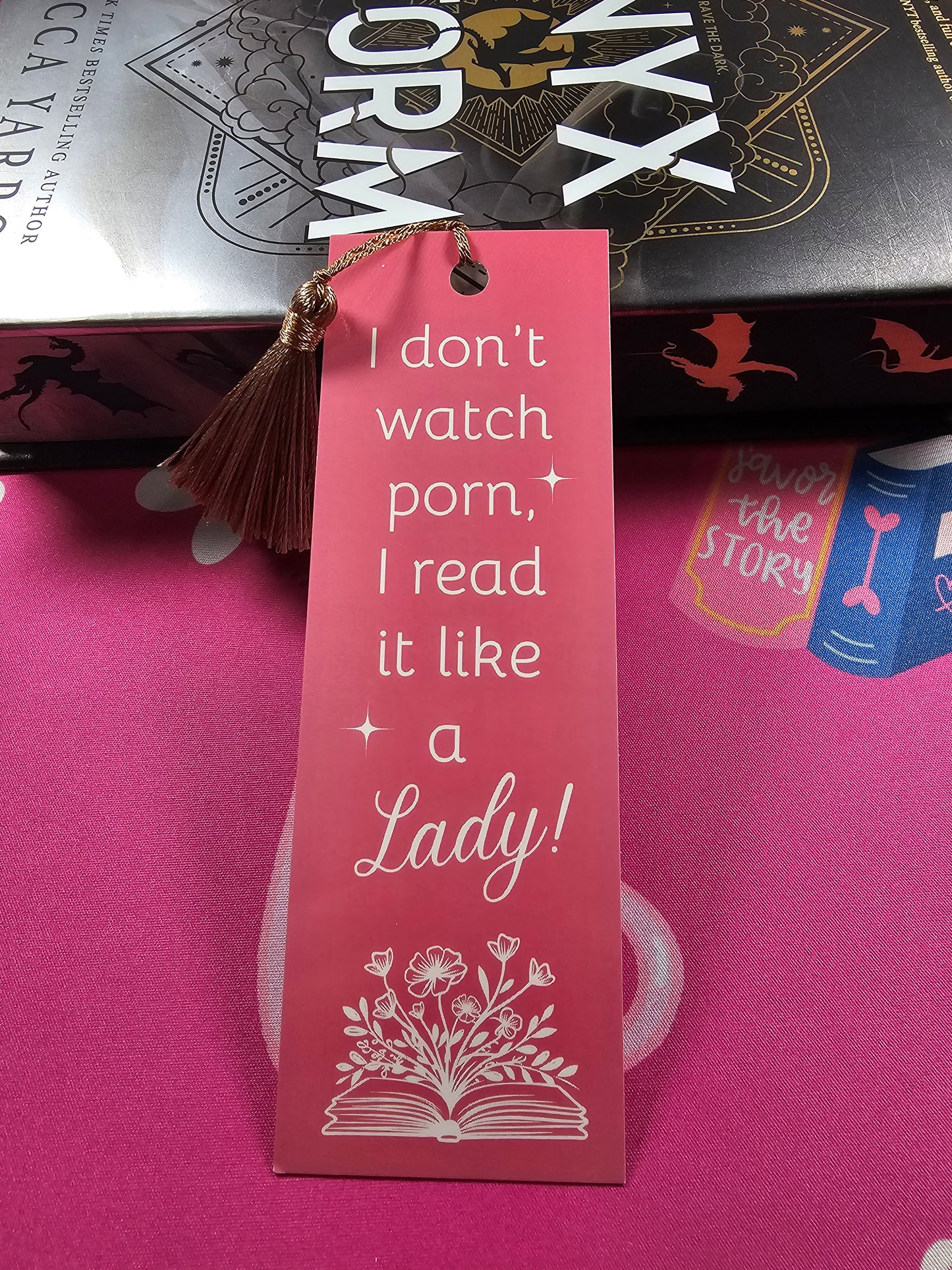 Classy Bookmarker, Quirky Book Marker, Reading Accessories, Funny Bookmark, Gift Idea, Don't Watch Porn, Read It Like Lady, Glossy Finished