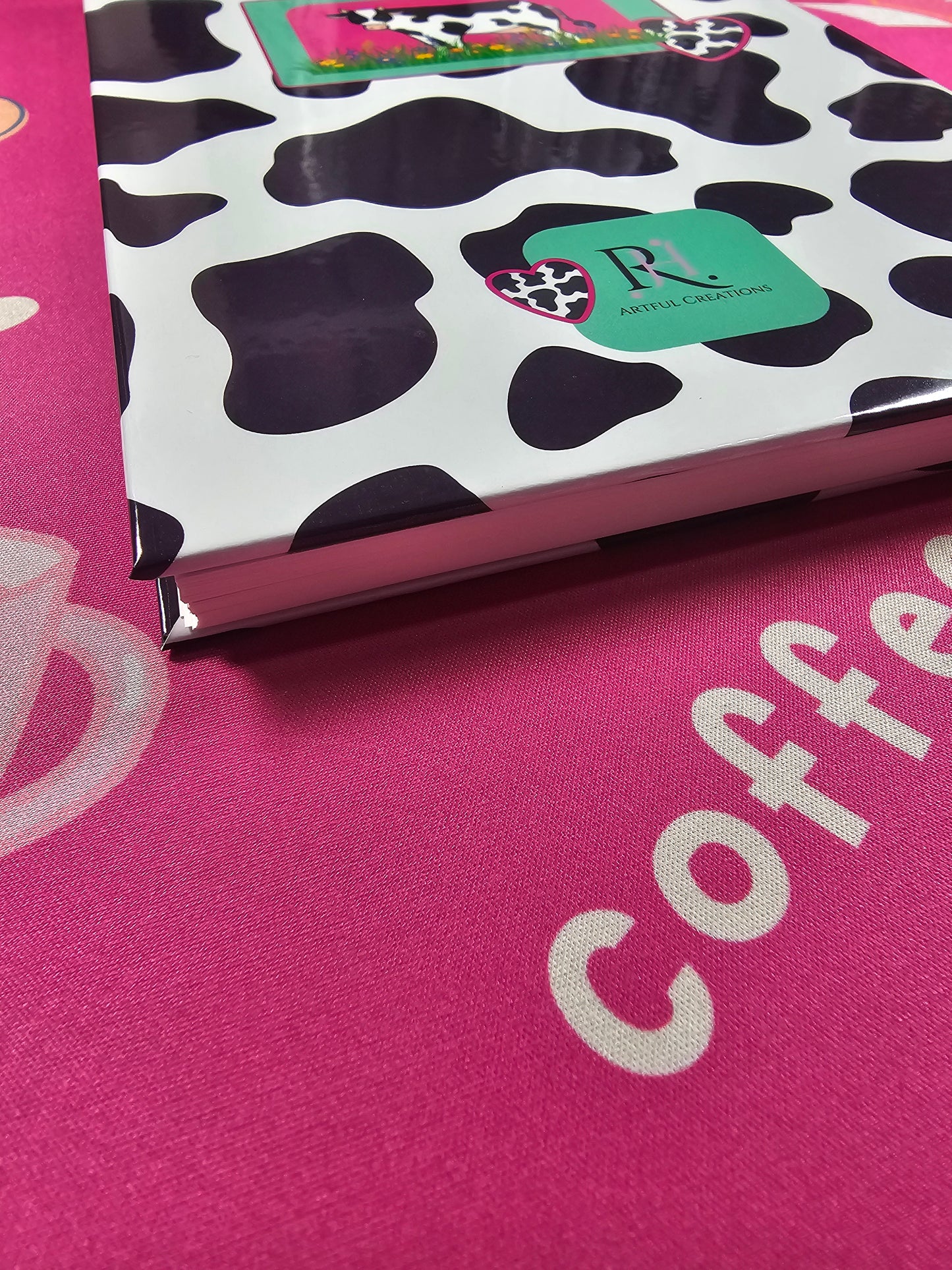 Cow Girl at Heart 6 x 9 Handmade Hard Cove Notebook