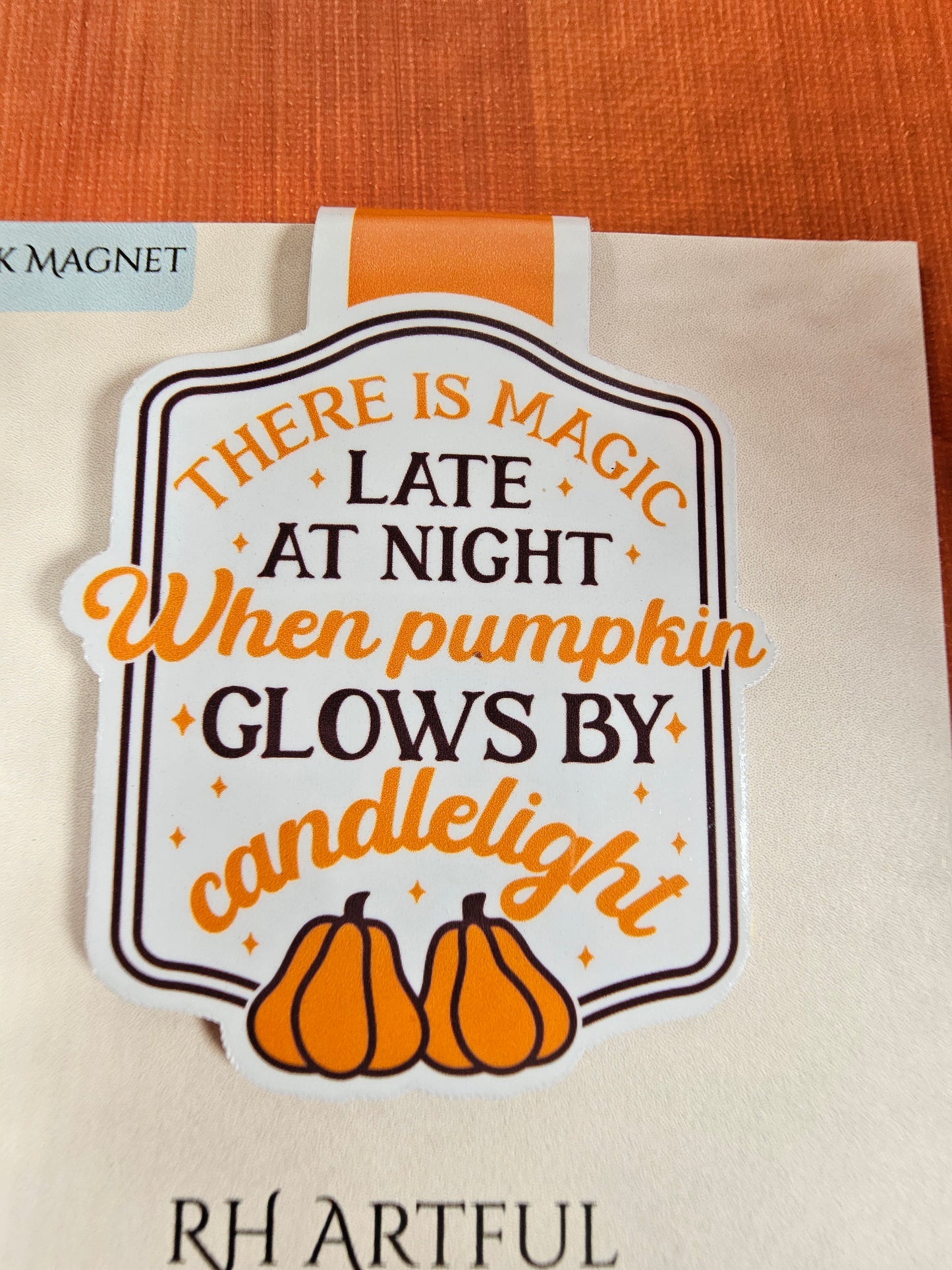 To darn Cute Fall Magnet Bookmarks