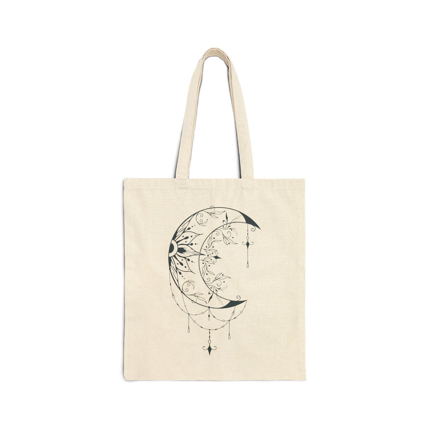 Mystic Moon, Cotton Canvas Tote Bag
