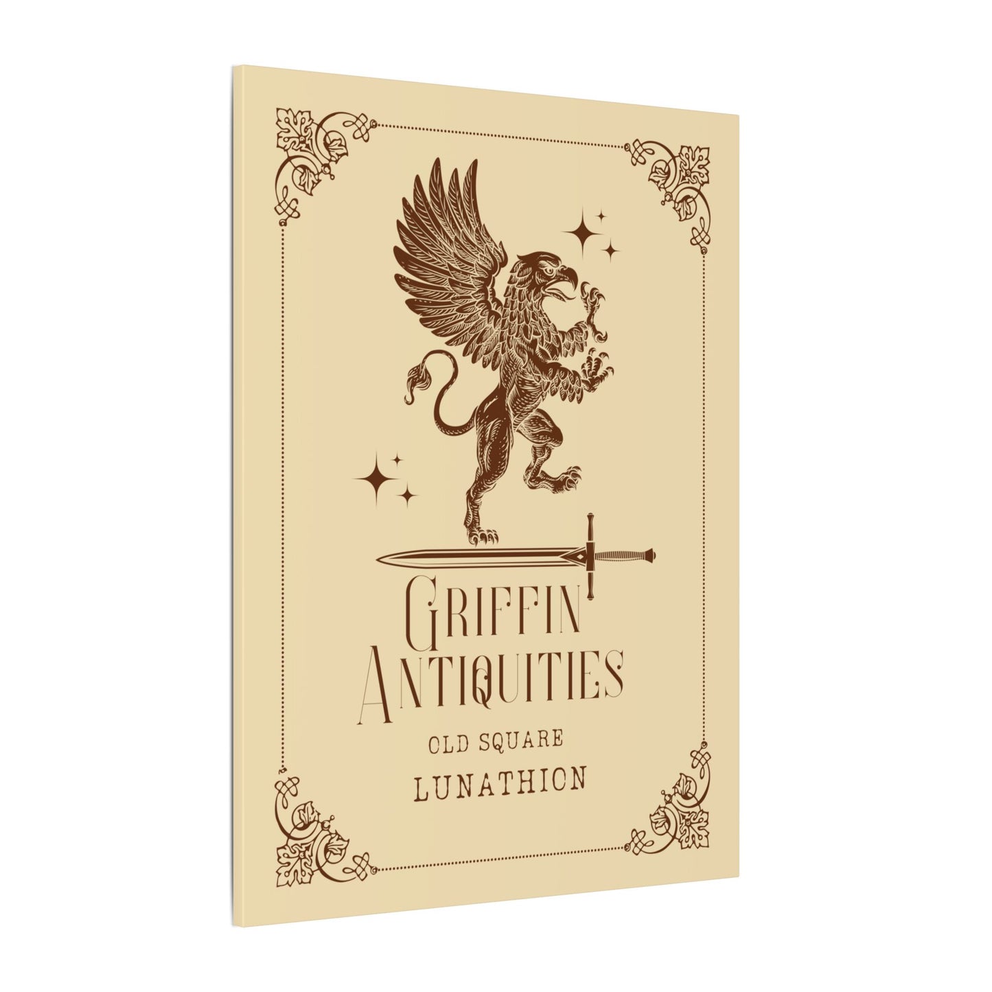 Griffin Antiquities, Canvas Gallery Wrap