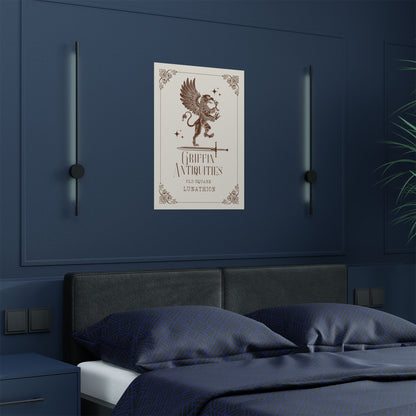 Griffin Antiquities, Matte Poster