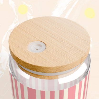 Pretty Girls Read Books Sipper Glass 16oz | Book Lover Can Glass Cup | Bamboo Lid + Straw Option | Bookish Gift | Booktok Drinkware