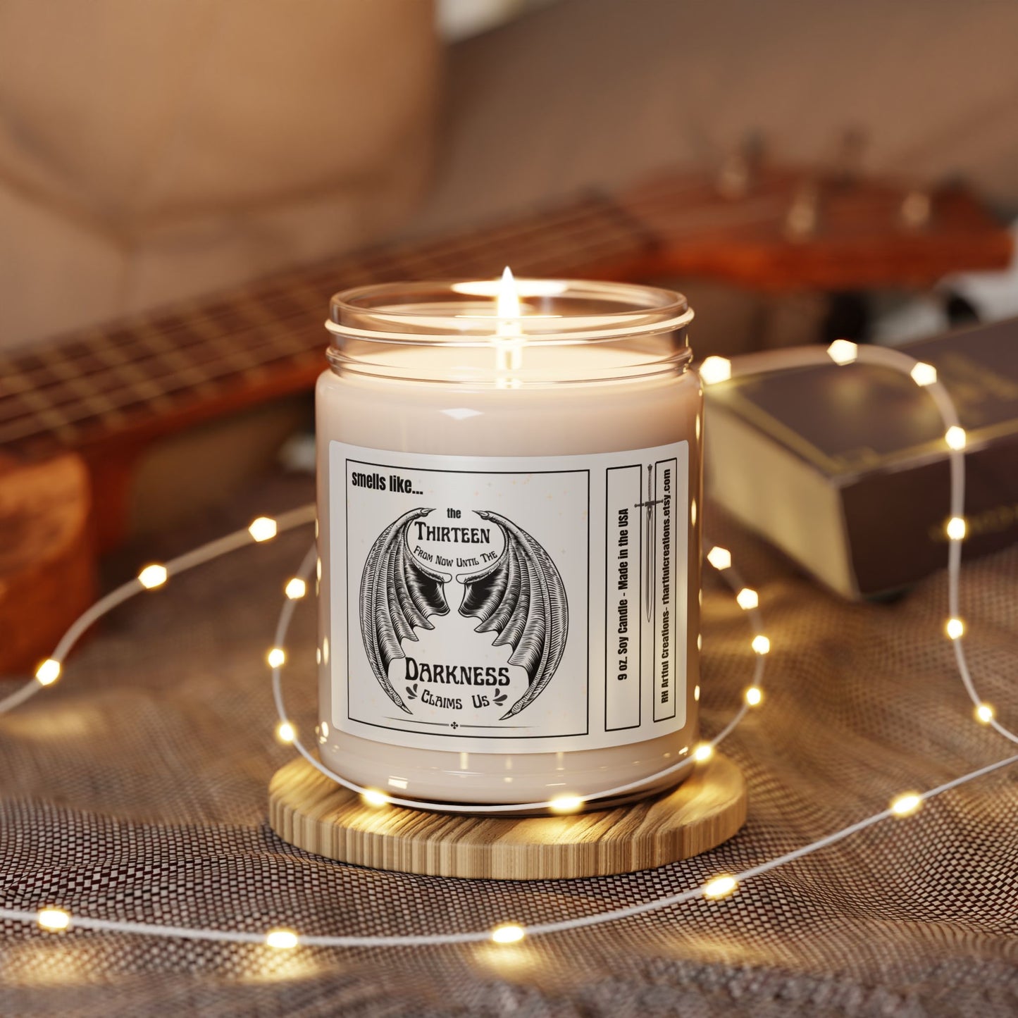 "The Thirteen – Until the Darkness Claims Us" Scented Soy Candle