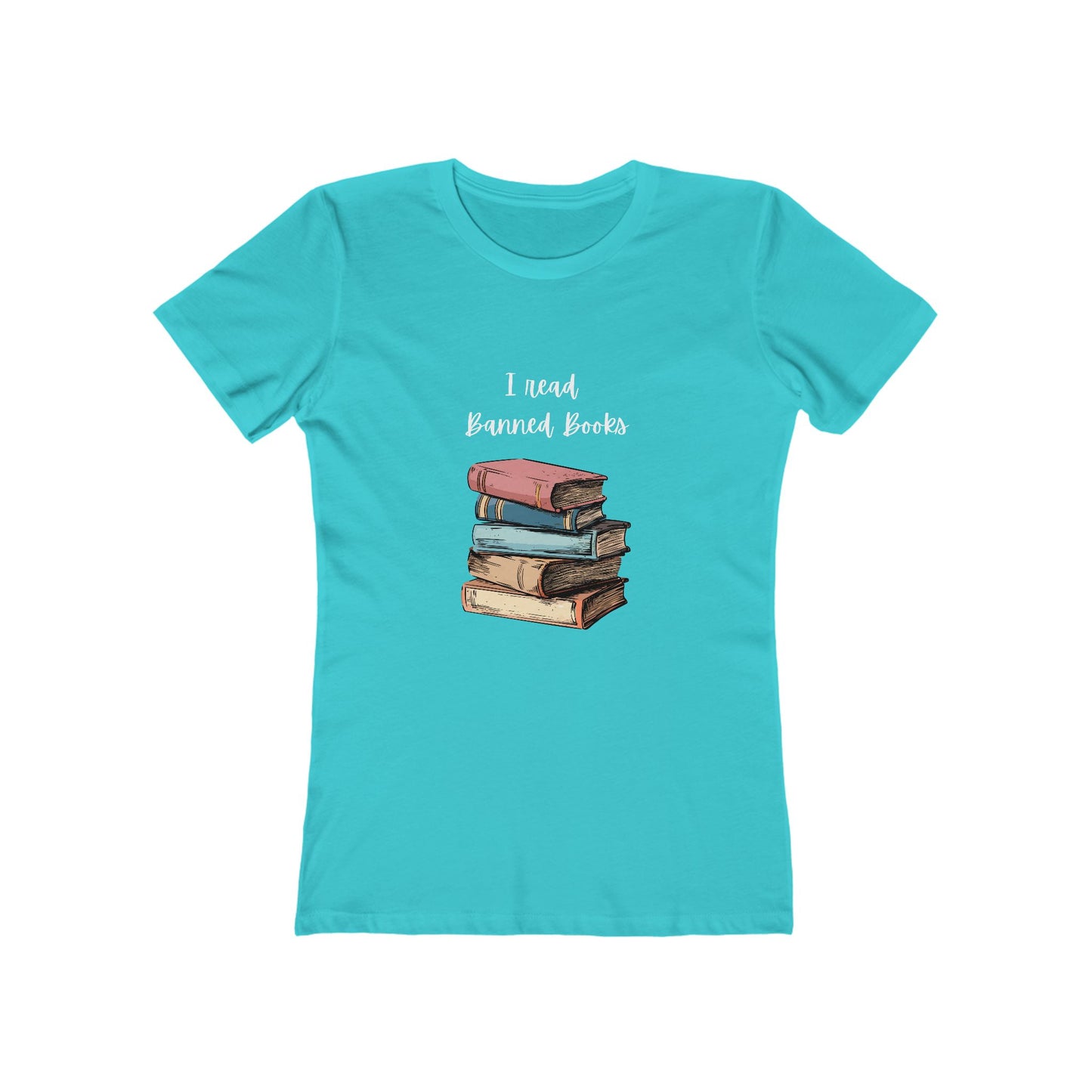 "I Read Banned Books" Women's Slim Fit Tee