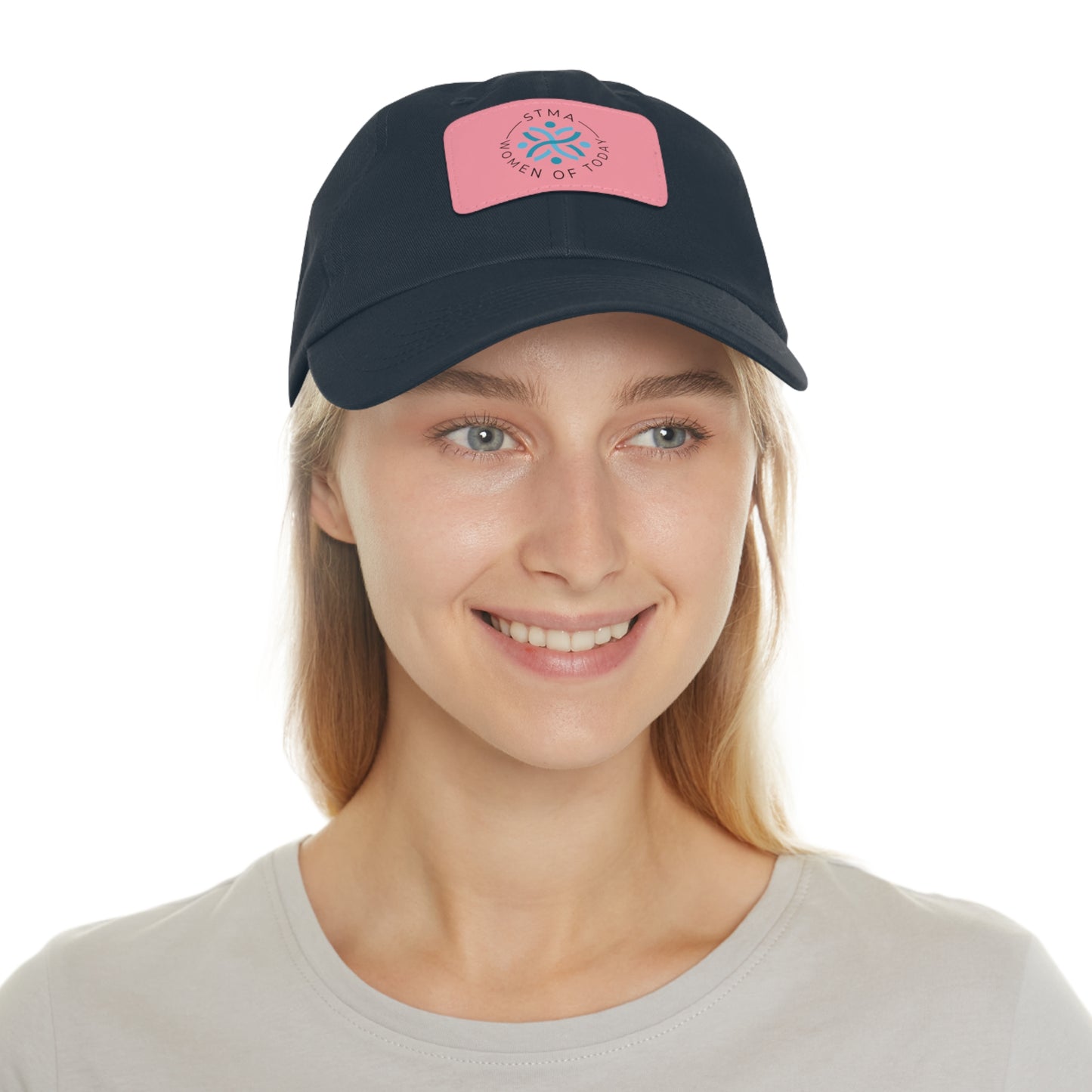 Women of Today Hat with Leather Patch (Rectangle)