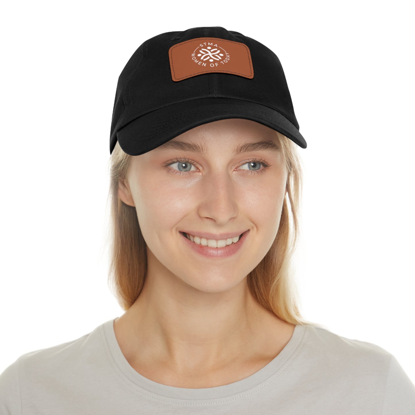 Women of Today Hat with Leather Patch (Rectangle)(Darker Colors)