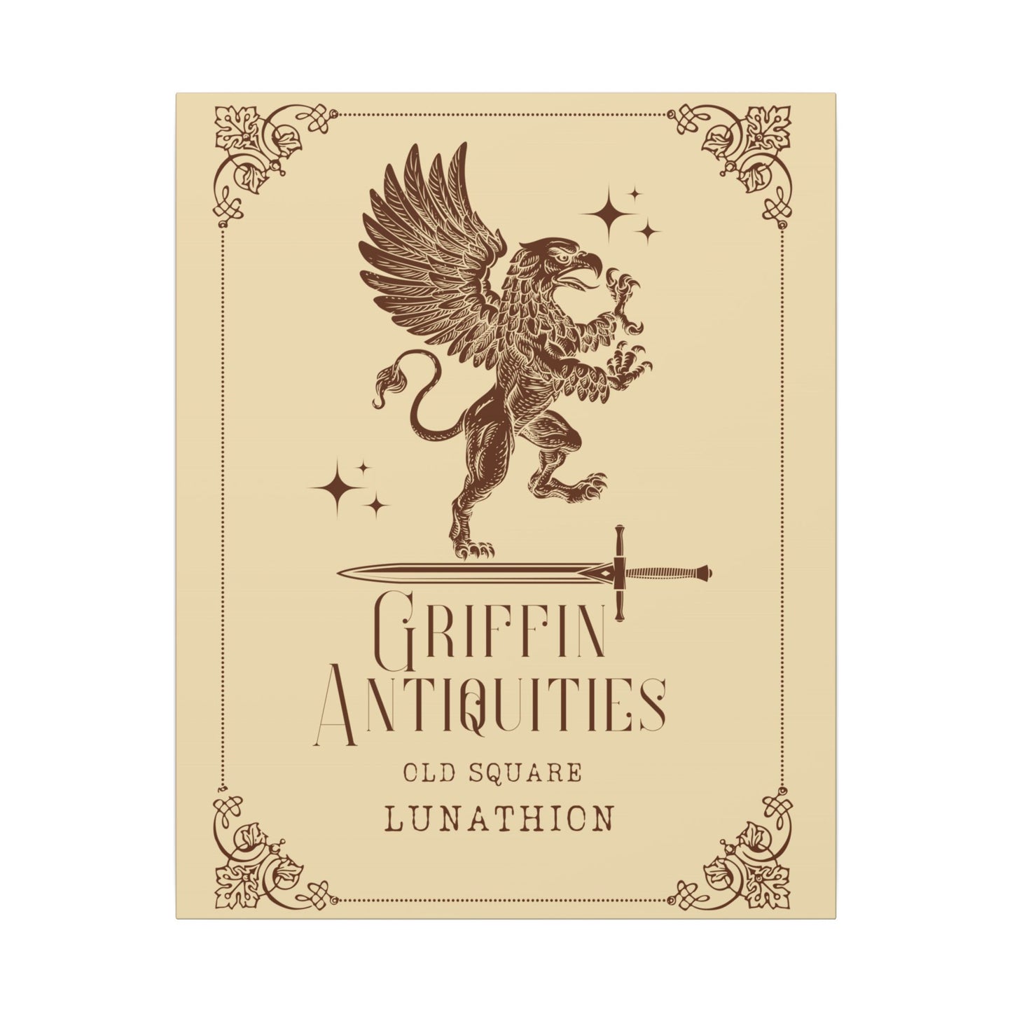 Griffin Antiquities, Canvas Gallery Wrap