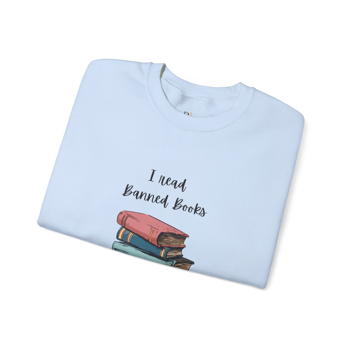 “I Read Banned Books” Unisex Crewneck Sweatshirt