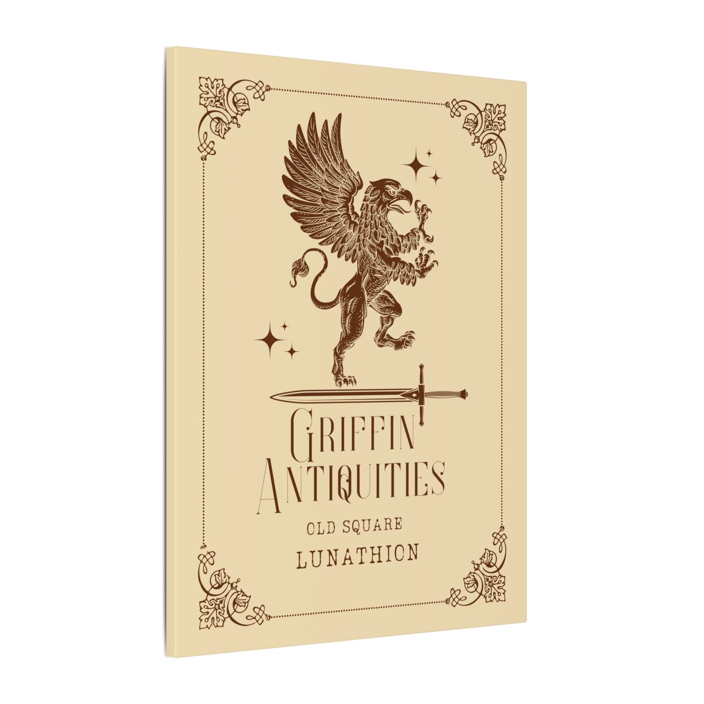 Griffin Antiquities, Canvas Gallery Wrap