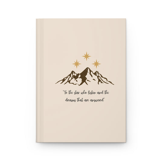 To the Starts that Listen, Hardcover Journal Matte