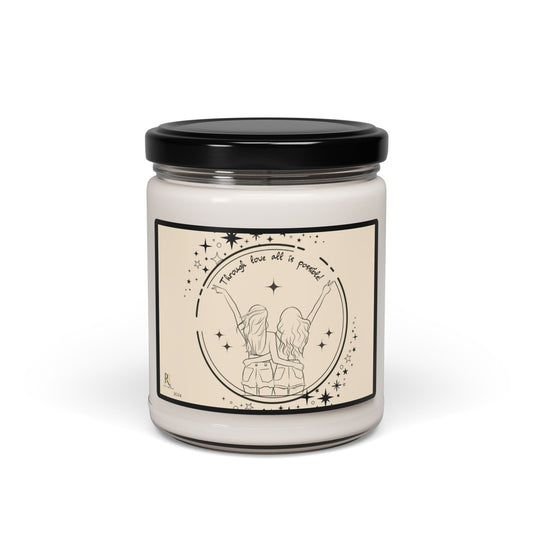 “Through Love All Is Possible” Candle 9oz.