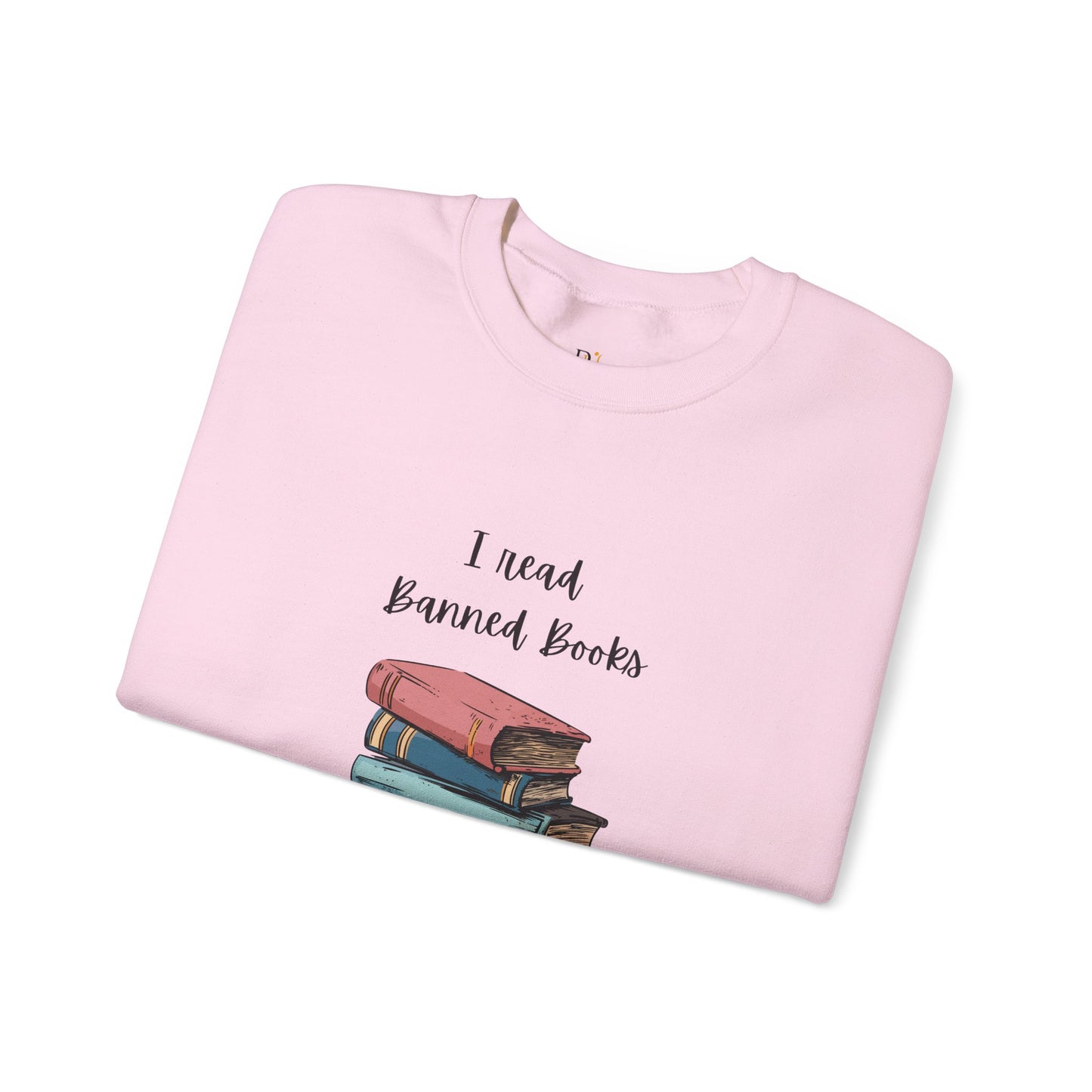 “I Read Banned Books” Unisex Crewneck Sweatshirt
