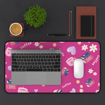 Books & Coffee, Mouse Pad/ Desk Mat