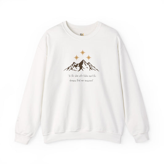 "To the Stars Who Listen" Unisex Crewneck Sweatshirt