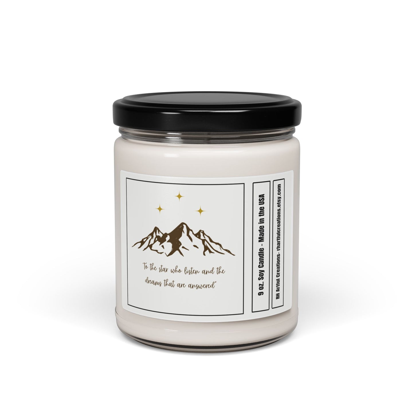 "To the Stars Who Listen" Scented Soy Candle